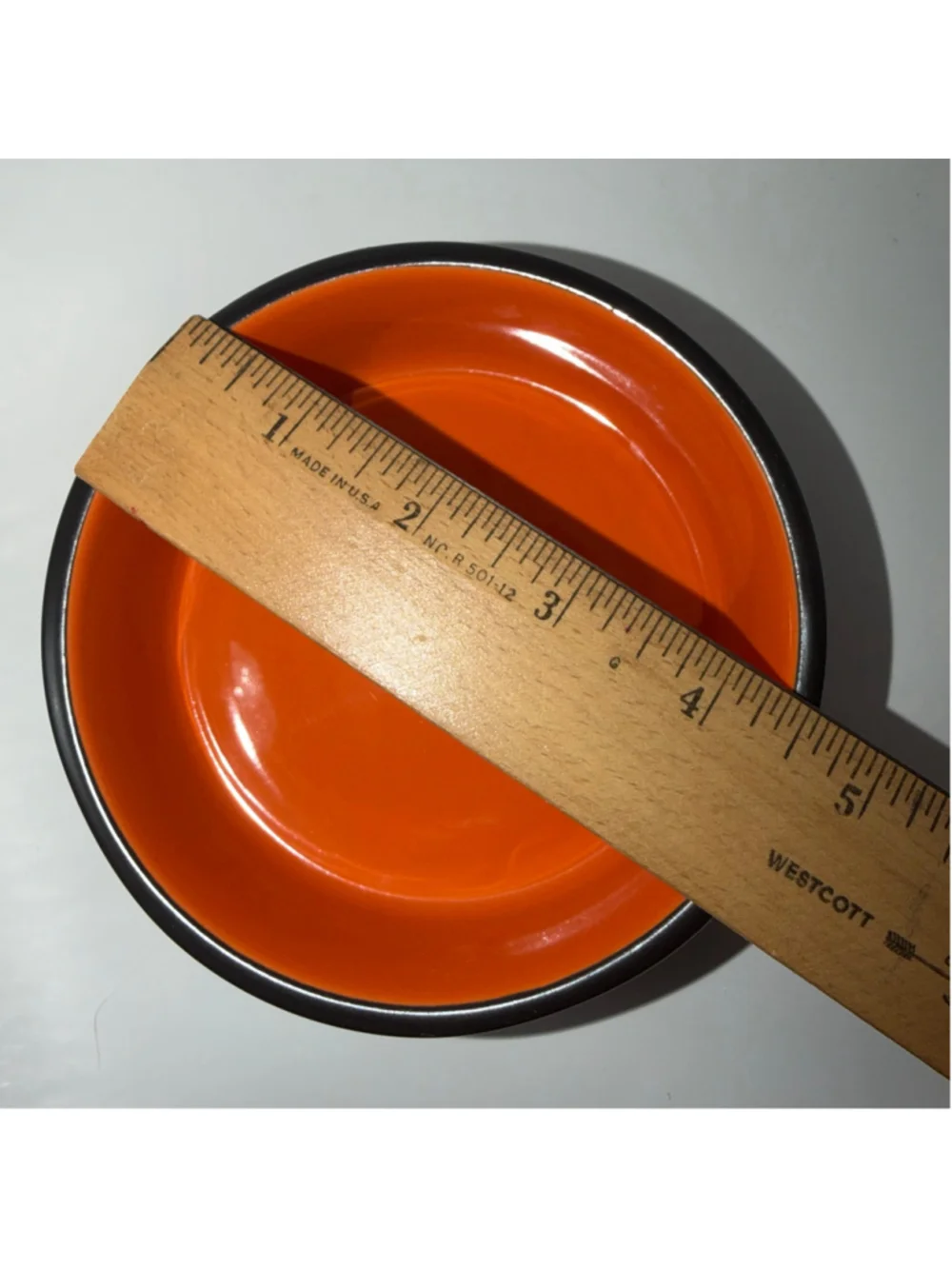 NWOT Rae Dunn WICKED CUTE Black Orange Halloween Pet Dish Cat Dog Ceramic Bowl